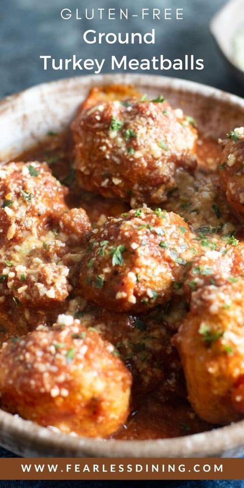 Ground Turkey Meatball Recipes, Savory Gluten Free, Slow Cooker Turkey Meatballs, Gluten Free Meatballs Recipe, Gluten Free Turkey Meatballs, Ground Turkey Meatloaf, Turkey Meatballs Recipe, Turkey Meatballs Healthy, Ground Turkey Meatballs