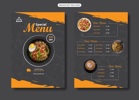 Vector food menu tamplete design | Premium Vector #Freepik #vector #italian-logo #food-sign #menu-logo #food-badge Modern Food, Food Menu Design, Vector Food, Tv Screen, Restaurant Menu Design, Menu Board, Food Names, Silk Pajama Set, Ui Design Inspiration