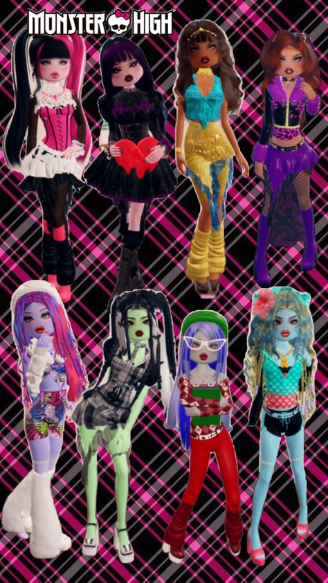 Monster high Monster High Halloween Costumes, High School Dresses, Monster High Halloween, Sophisticated Cocktail Dress, Monster High Costume, Monster High School, Dress To Impress Outfits, Monster School, Polished Casual