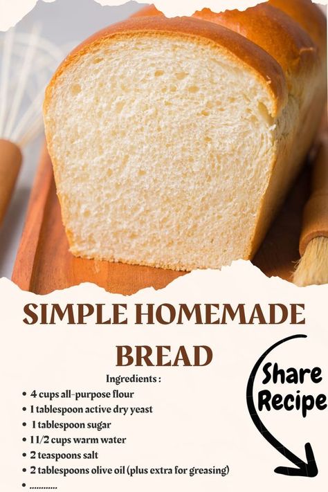 Chefdiscover Basic White Bread Recipe, Best Homemade Bread, Homemade Sandwich Bread, Sandwich Bread Recipe, Best Homemade Bread Recipe, Keto Friendly Bread, Homemade White Bread, Lil Luna, White Bread Recipe