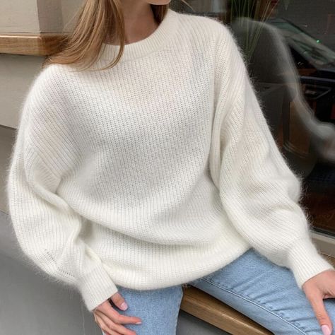 Pullover Mode, Sweaters Women, Women Sweaters Winter, Cashmere Sweater Women, Basic Sweaters, Color Caramelo, Retro Mode, Loose Pullover, Womens Cashmere