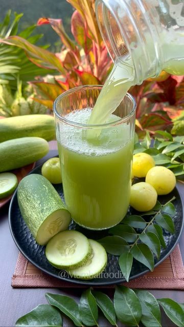 Best Hair Growth, Healthy Juice Drinks, Green Juice Recipes, Tasty Recipes Videos, Healthy Drinks Smoothies, Smoothie Diet Plans, Healthy Homemade Recipes, The Smoothie Diet, Healthy Drinks Recipes