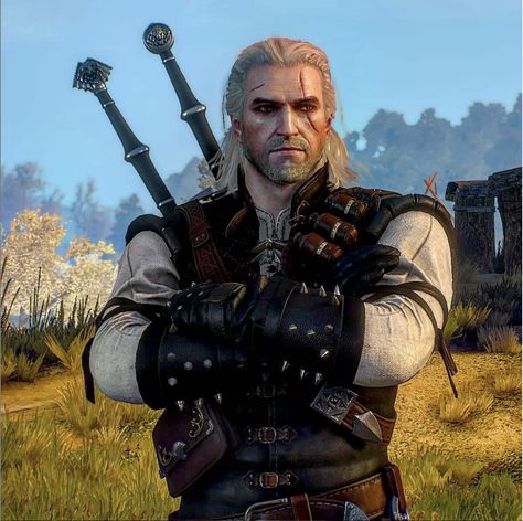 Geralt Of Rivia Pfp, Geralt Armor, Geralt Witcher 3, Geralt Of Rivia Witcher 3, Witcher Armor, Witcher Game, Witcher Geralt, The Witcher Game, The Witcher Wild Hunt