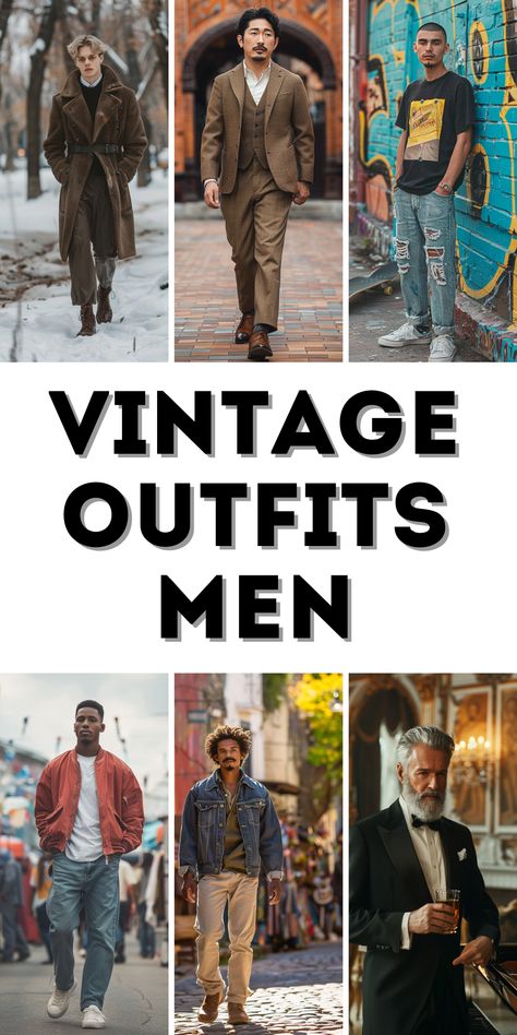 boldsir.com - 90s Outfit Ideas Men, Blazer With T Shirt Men, 90 Style Outfits 90s Fashion Men, Outfits Men Ideas, Jacket Outfits Men, Jean Jacket Outfits Men, Brown Overcoat, Vintage Outfits Men, Red Flannel Shirt