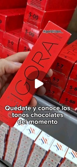 320K views · 16K likes | Gold Rizos| Tienda de cosméticos y productos de belleza 🛍 on Instagram: "Conoce los tonos chocolate 🍫  que son tendencia este 2024 de la marca igora royal todos disponibles en Gold Rizos #igoraroyal #schwarzkopf #castaño #rubiomedio #tintes #goldrizos #goldrizostips #maturin" Igora Royal Copper Formulas, Pelo Color Chocolate, Chocolate Pelo, Castaño Chocolate, Chocolate Claro, Igora Hair Color, Cabello Color Chocolate, Pelo Chocolate, Hair Color Chocolate