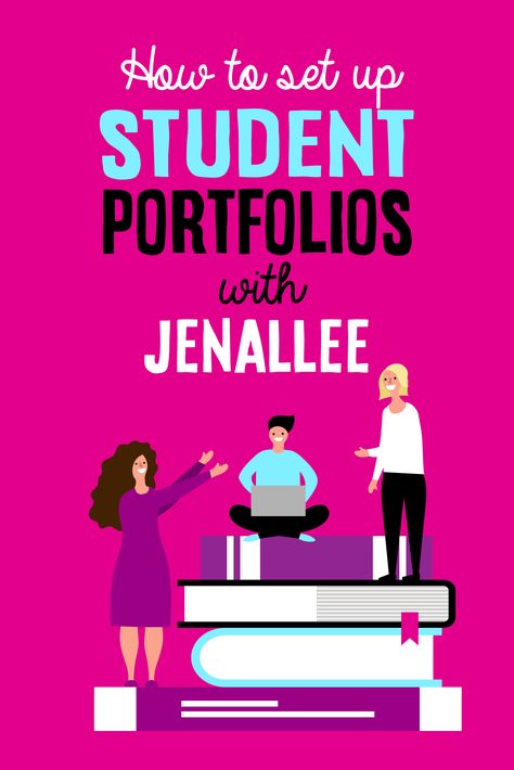 Students Portfolio Ideas, Student Portfolio Ideas, Portfolio Ideas For Students, Student Portfolio Design, How To Make Portfolio, Tech Classroom, Teacher Portfolio, Teacher Files, Student Binders