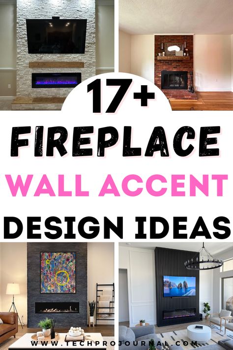 Today I’m sharing some fireplace wall accent design ideas to enhance your room and make it stand out. If you’re looking for ways to create a cozy focal point in your living space, these fireplace wall accent design ideas will inspire you to bring warmth and style into any room. Fireplace Same Colour As Wall, Fireplace Wall Tile Floor To Ceiling, Accent Wall Around Fireplace, Dark Fireplace Wall, Fireplace Accent Wall Ideas, Accent Wall Fireplace, Fireplace Accent Wall, Above Fireplace Ideas, Fireplace Wall Ideas