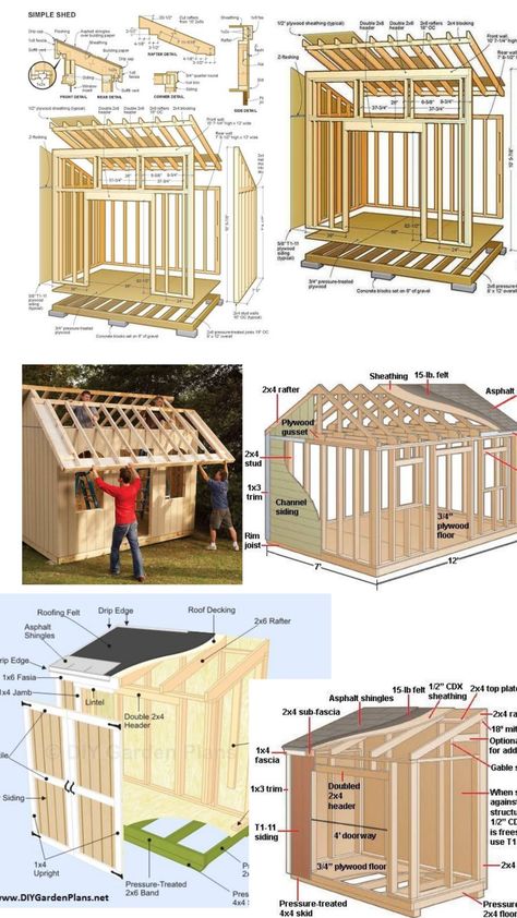 12000 She'd plans Rabbit Playground, Building A Shed Base, She Shed Plans, Diy Sheds, Building A Storage Shed, Shed Blueprints, Diy Storage Shed, Wood Shed Plans, Diy Patio Decor