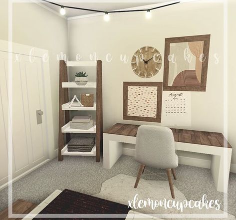 Cottage Bloxburg, Modern Family House, Tiny House Bedroom, Blocksburg Room Ideas￼, Small House Layout, House Decorating Ideas Apartments, Story Layout, Simple Bedroom Design, Tiny House Layout