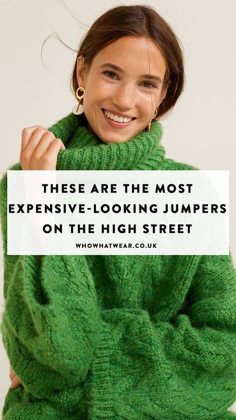 Winter outfits: Freezing at your desk? We found the cosiest jumpers/sweaters on the high street that you can buy now, and love forever. See and shop them, click here. Neon Sweater Outfit Winter, Winter Jumpers Knitwear, Bright Green Jumper Outfit, Winter Outfits Freezing, Green Knitted Sweater Outfit, Green Sweater Outfit Winter, Green Knit Sweater Outfit, Fur Sweater Outfit, Winter Jumper Outfit