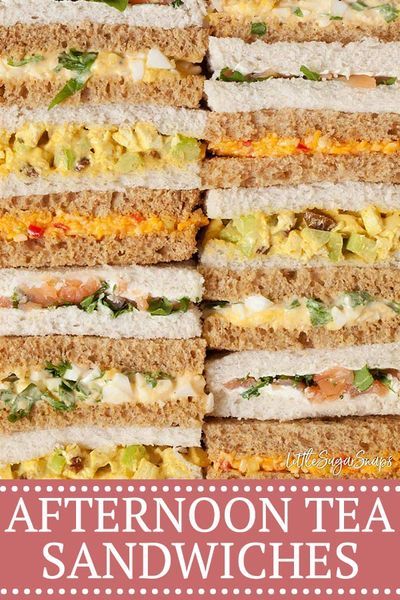 Tea Sandwich Ideas, Afternoon Tea Sandwiches, Party Sandwiches Recipes, Tea Party Sandwiches Recipes, Afternoon Tea At Home, Tea Sandwich, Tea Party Sandwiches, Tea Sandwiches Recipes, Tea At Home