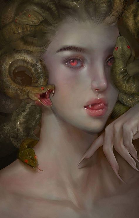 Medusa Gorgon, Medusa Art, Medusa Tattoo, Mythology Art, Goddess Art, 문신 디자인, Mythological Creatures, Wow Art, Arte Horror