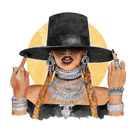 Beyonce Drawing, Sorry Sticker, Formation Tour, Beyonce Lemonade, Beyonce Queen, Celebrity Drawings, Indian Art Paintings, People Illustration, Queen B