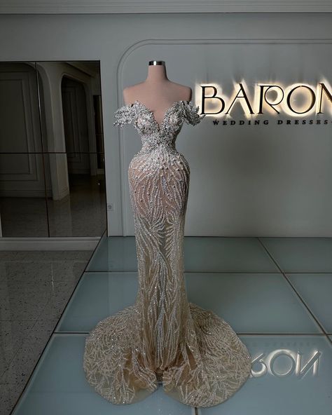 Baron | Dress designed by : @baronweddingdresses | Instagram