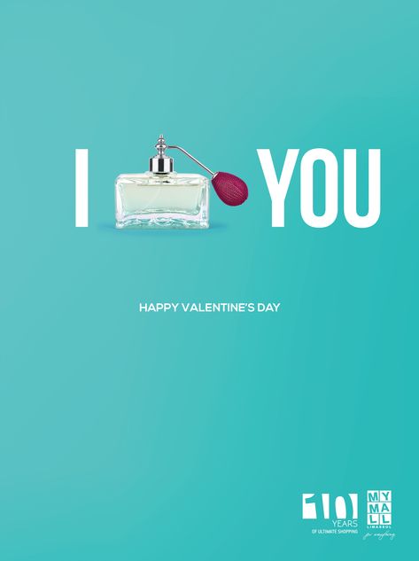 Print advertisement created by Publicis, Cyprus for MYMALL, within the category: Retail Services. Valentines Day Advertising Marketing, Valentines Day Campaign Marketing, Valentines Day Campaign, Valentines Campaign, Valentine Poster, Valentines Day Poster, Clever Advertising, 광고 디자인, Creative Advertising Campaign