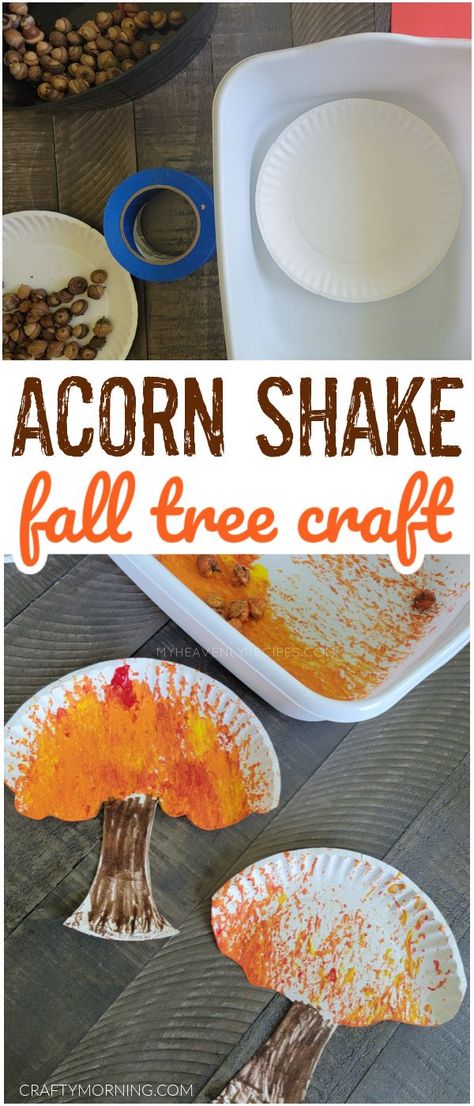 Fall Art For Toddlers, Fall Tree Craft, Acorn Art, Acorn Painting, Harvest Crafts, Thanksgiving Crafts Preschool, Preschool Crafts Fall, November Crafts, Acorn Kids