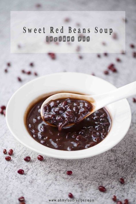 Azuki Bean Recipes, Red Bean Dessert, Red Beans Recipe, Red Bean Soup, Tofu Pudding, Sweet Soup, Azuki Bean, Sweet Red Bean, Chinese Recipe