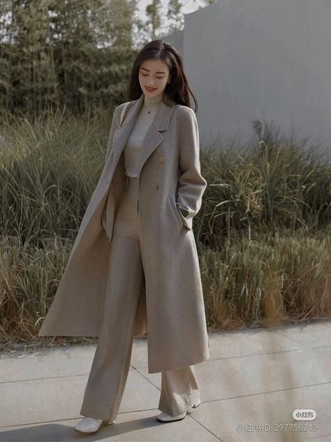 Winter Outfits Cold Freezing, Winter Outfits Korean, Outfit Ideas Winter, Outfits Cold, Pakaian Feminin, Winter Outfit Ideas, Winter Outfits Cold, Populaire Outfits, Korean Fashion Dress