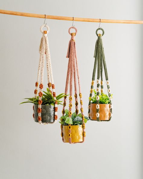 🌟Our Macrame Plant Hanger isn't just any wall planter; it's a chic, simple plant hanger that turns any indoor space into a boho paradise. Whether you’re a seasoned plant parent or a newbie, this plant holder has got your back (and your walls!). ✨ Dive into these heartwarming creations on our website: https://beandaikon.com/products/macrame-plant-holder-for-boho-balcony-garden-decor or feel free to drop us a message anytime. #artisanmade #macramedecor #bohemiandecor #artisanalpresents #homes... Simple Plant Hanger, Boho Balcony, Crochet Plant Hanger, Macrame Planter, Plant Parent, Macrame Plant Holder, Hanger Design, Crochet Plant, Macrame Ideas