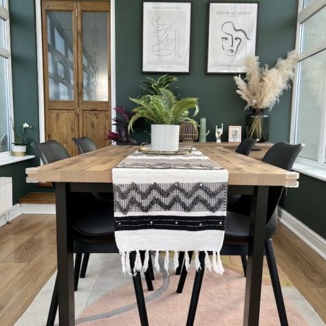 Why we chose our living room colours - Lucy Gleeson Interiors Green Floor Paint, Green Dining Room Walls, Deep Sage Green, Interior Paint Finishes, Sage Green Paint, Dark Cool, Green Dining Room, Floor Paint, Cool Green