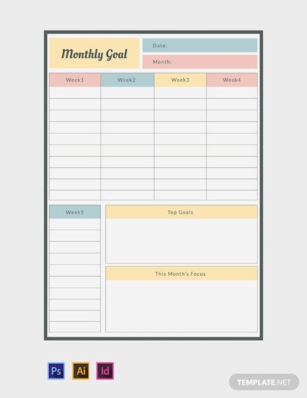 Instantly Download Free Monthly Goal Planner Template, Sample & Example in Microsoft Word (DOC), Microsoft Excel (XLS), Adobe Photoshop (PSD), Adobe InDesign (INDD & IDML), Apple Pages, Apple Numbers, Adobe Illustrator (AI) Format. Available in (A4) 8.27x11.69 inches Bleed. Quickly Customize. Easily Editable & Printable. Goal Planner Template, Monthly Goal Planner, Goal Planner Free, Christmas Questions, Basic Planner, Free Planner Templates, Monthly Goal, Monthly Planner Template, Goals Template