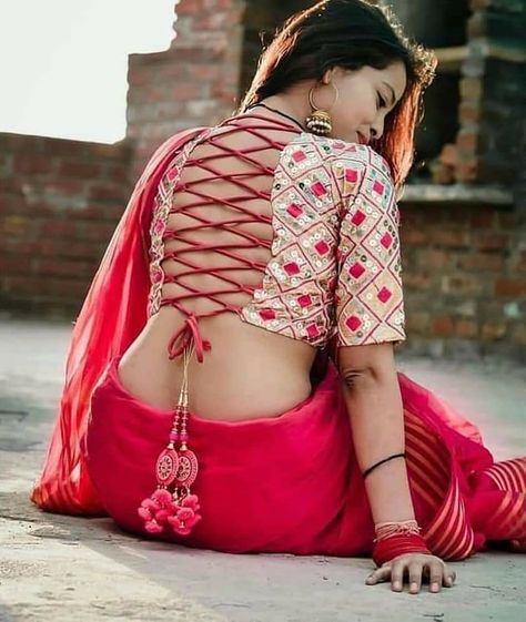 Lace Blouse Design, Blouse Designs High Neck, Backless Blouse Designs, New Saree Blouse Designs, Latest Model Blouse Designs, Fashionable Saree Blouse Designs, Blouse Back Neck Designs, Blouse Design Images, New Blouse Designs