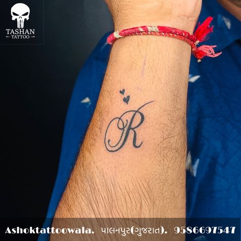 TashanTattoo
AshokTattooWala
S.20. Tirupati plaza
Opp. New bus stand
Near gd modi collage
Palanpur (gujrat)
9586697547
9687533310 Letter R Tattoo Ideas, R Initial Tattoo, R Tattoo Letter, Letter R Tattoo, Meaningful Word Tattoos, Side Wrist Tattoos, Tattoo Design For Hand, Girls Tattoos, Artsy Tattoos