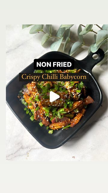 Zestful Flavours | Anjali Kejriwal on Instagram: "NON FRIED BABYCORN❤️ I developed this recipe when I was craving for my favourite appetizer and I didn't want to compromise on my diet. Many people don't have an air fryer and need easy ways to make delicious snacks- this is one such recipe and this one is a keeper! Try it and share it with all those who would like to try it too ❤️ Follow for more such useful recipes @zestfulflavours #recipes #freerecipes #crispybabycorn #chillibabycorn #freerecipes #babycorn #foodporn #foodblogger #recipeoftheday #hack #kitchenhack #chinesefoodlover #chinesefood #kitchensecret #vegetarian #vegetarianrecipes #kitcheninspiration #foryou #learntocook #cookingschool #cookingworkshop #lowcalorie #healthyrecipe #nonfried #healthyfood #healthandwellness #reci Babycorn Recipes, Favourite Appetizer, Delicious Snacks, Favorite Appetizers, Cooking School, Indian Dishes, Learn To Cook, Recipe Of The Day, Indian Food