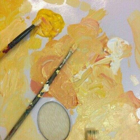 Image about art in Yellow Aesthetic by -`zarah´- Mustard Paint, Yellow Aesthetic Pastel, Hufflepuff Aesthetic, Yellow Theme, Rainbow Aesthetic, Yellow Aesthetic, Aesthetic Colors, Pastel Yellow, Laura Lee