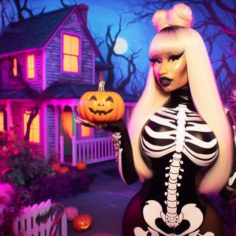 Nicki Minaj Halloween Costume, Nicki Minaj Halloween, Nicki Minaj Art, Art Aesthetic, Nicki Minaj, Happy Halloween, Halloween Costume, Halloween, Quick Saves