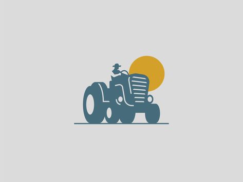 Tractor by SPG MARKS ✏️ Homestead Logo, Tractor Logo, Landscaping Logo, General Gift Ideas, Brewery Design, Farm Projects, Scary Wallpaper, Farm Logo, H Logos