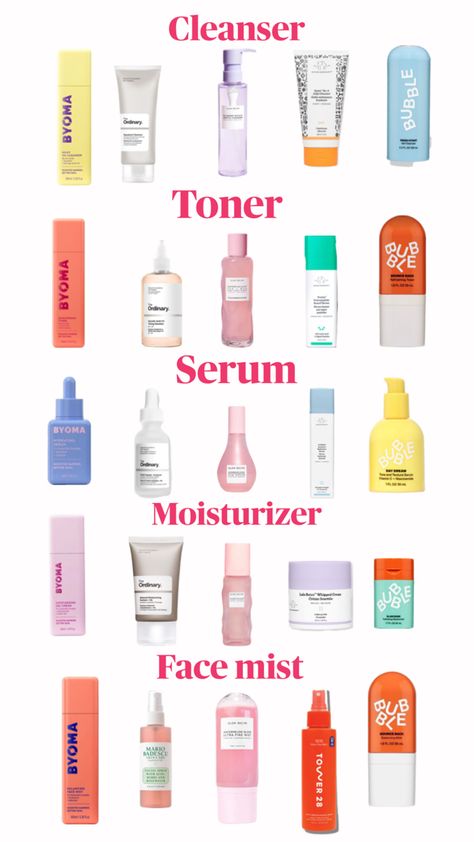 #preppy #skincare #Sephora #Ulta Recommended Skincare Products, Skincare Ideas For Teens, Best Nighttime Skincare Routine, Best Sephora Skincare, Ulta Skin Care Routine, Safora Skin Care, Best Things To Buy At Sephora, Skincare For 13 Year Girl, Best Skincare For Teens