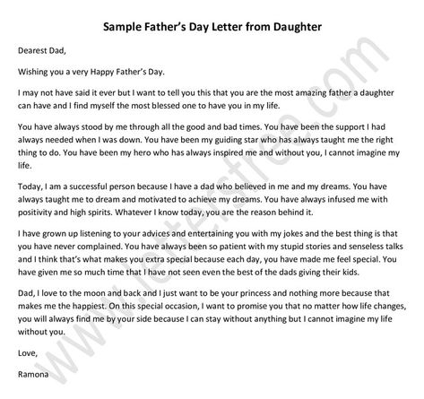 Best Happy Fathers Day Letter from Daughter, Sample Letter to Dad from Daughter #FathersDayLetter #letterstodad #letters Letter To Father From Daughter On Wedding Day, Letter To His Mom, Things To Say To Dad Father's Day, Letter To Papa From Daughter, Father’s Day Paragraphs, Paragraphs For Your Dad On Fathers Day, Letter For My Father, Letter For Father From Daughter, Things To Write For Fathers Day