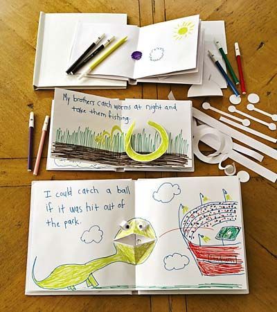 Diy Pop Up Book, Arte Pop Up, Diy Pop, Up Book, Pop Up Book, Handmade Books, Book Projects, Diy Book, Story Book