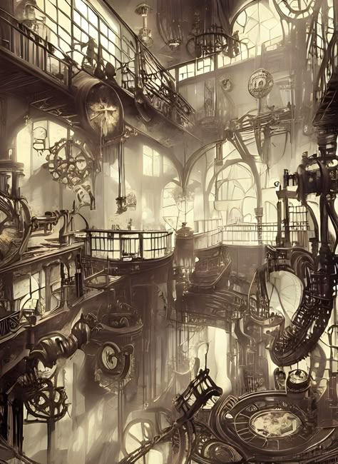 Victorian Dystopia, Clockpunk City, Gaslamp Fantasy Aesthetic, Dieselpunk Aesthetic, Steampunk Environment, Victorian Steampunk Aesthetic, Steam Punk Aesthetic, Steampunk World, Steampunk Illustration