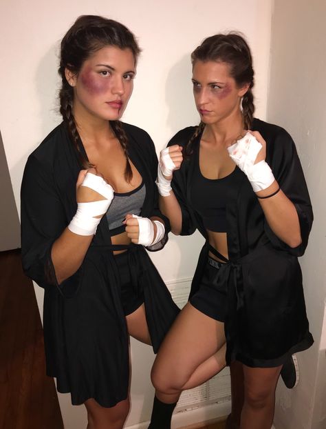 Women Boxer Costume, Women’s Boxer Costume, Boxer Halloween Costume Makeup, Cute Boxer Costume, Women Boxer Halloween Costume, Diy Boxer Costume, Diy Boxer Costume Women, Boxer Halloween Costume Couple, Hallowen Costume Ideas For Women Easy