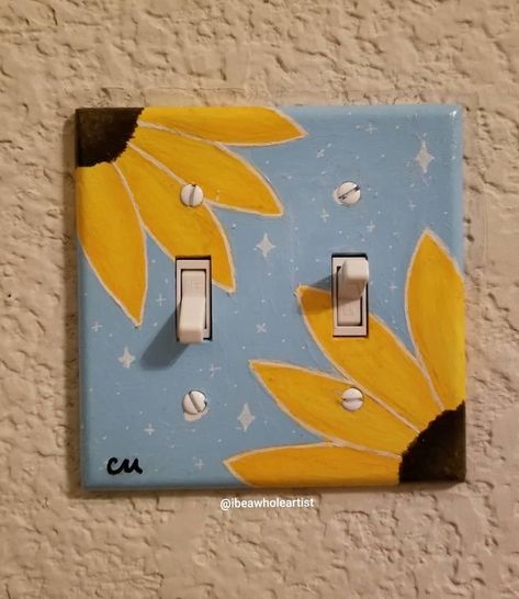 Art Mini Toile, Cute Canvas Paintings, Tapeta Galaxie, Small Canvas Art, Lukisan Cat Air, Light Switch Cover, Aesthetic Painting, Cute Room Decor, Mini Canvas Art