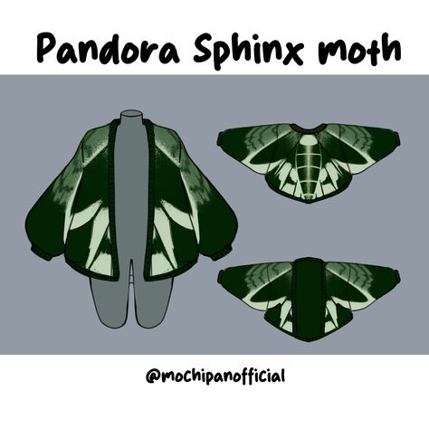 Moth Jacket, Moth Clothes, Moth Cardigan, Sphinx Moth, Clothing Pattern Design, Artistic Fashion, Art Outfits, Clothing Design Sketches, Life Nature