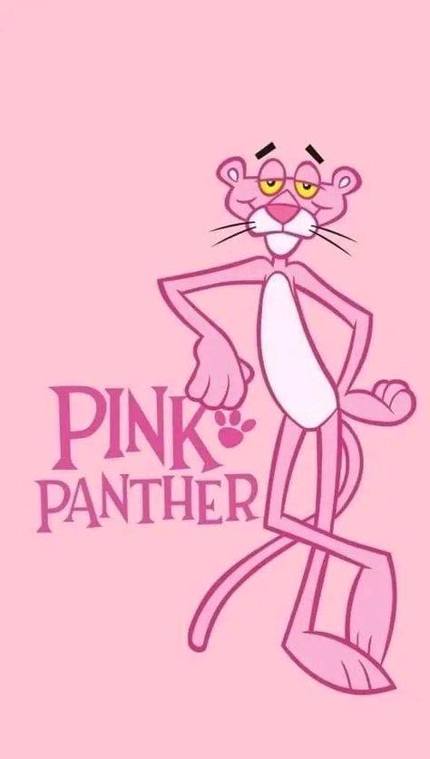 Pink Panther Cartoon, Art Du Croquis, The Pink Panther, Old School Cartoons, Iphone Wallpaper Landscape, Wall Paper Phone, Classic Cartoon Characters, Pink Panther, Pink Panthers