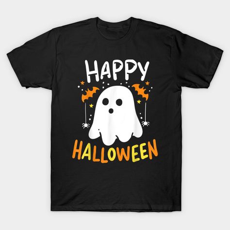 Shop Trick Or Treat Halloween Ghost halloween t-shirts designed by hanginganswers as well as other halloween merchandise at TeePublic. Halloween Makeup Sugar Skull, Sugar Skull Costume, Ghost Halloween Costume, Ghost Gifts, Vintage Halloween Costume, Boo Sheet, Halloween Everyday, Vintage Witch, Ghost Halloween