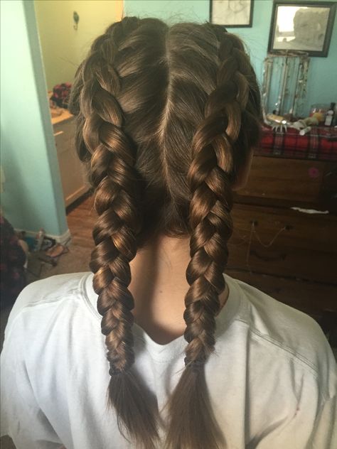 Dutch braid Latest Braid Styles, Easy Side Braid, Hairstyle Braided, Braids Long, Style Braids, Hairstyles Girl, Quick Braids, Hairstyle Braids, Braids Ponytail