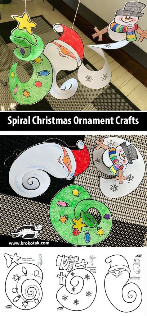 Holiday Art For Kindergarten, Holiday Crafts Ornaments, Christmas Craft Ideas For Kindergarten, Christmas School Projects, Preschool Art Activities Christmas, December Crafts 2nd Grade, Christmas Projects Kindergarten, Christmas Craft Elementary, Class Christmas Activities