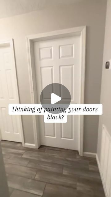 Paint Inside Door, Painted Interior Doors Ideas, Painting Doors Interior, Inside Doors Ideas, Indoor Door Colors, Paint Doors Interior, How To Paint Interior Doors, Update Interior Doors, Interior Door Paint Colors