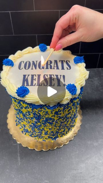 Sugar Hi on Instagram: "Loving this viral trend called a burn away cake! The possibilities are endless, college acceptance, proposal, gender reveal, Swifties, etc. call and order yours… #burnawaycake #burnawaycakes #collegeacceptance #michigan" Burning Cake Reveal, College Acceptance Cake, Burn Cake Trend, Burnawaycake Birthday, Graduation Cake Ideas College, Burn Cake, College Cake, Proposal Cake, Gender Reveal Cake Ideas