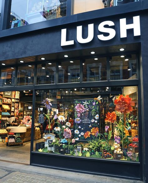 Lush Aesthetic, Lush Store, Lush Products, Lush Bath, Lush Cosmetics, Store Displays, Through The Window, Store Front, Window Display