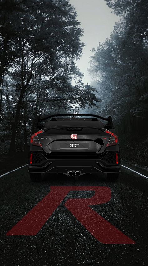 Amidst mountain roads, a black Civic Type R embodies the Japanese dream machine. Its finely-tuned engine roars, crafting a symphony of exhilaration in a harmonious dance between man and machine. This Civic Type R is an emblem of automotive perfection and the human spirit's pursuit of excellence. Honda Civic Type R Aesthetic, Civic Car Wallpaper, Civic Type R Wallpaper, Honda Civic Type R Wallpapers, Honda Civic Type R Black, Black Civic, Honda Civic R, Jdm Aesthetic, Man And Machine