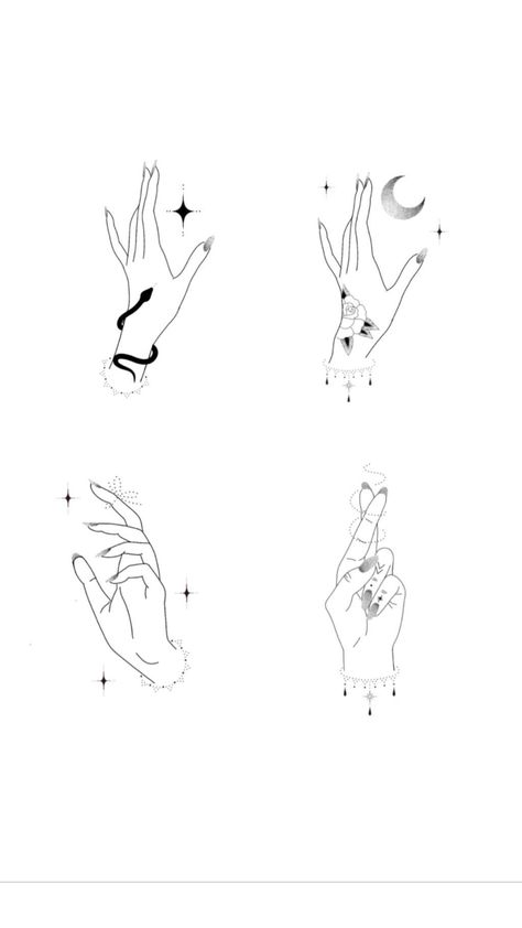 Moon And Hand Tattoo, Magical Hands Tattoo, Crystal Line Drawing, Hand And Moon Tattoo, Hand Holding Stars Tattoo, Magic Hands Tattoo, Witchy Tattoo Ideas Small Simple, Magic Hand Tattoo, Hand Outline Tattoo