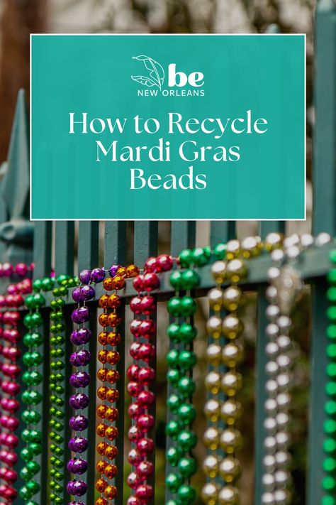 Ready to give your Mardi Gras beads a second act?🎉 Our new blog if filled with and innovative ways to upcycle those vibrant strands and all of your other throws, into stylish accessories, art supplies, and more! Let your creativity flow. Mardi Gras Bead Art, How To Recycle, Mardi Gras Beads, Drop Off, Bead Art, Stylish Accessories, News Blog, Mardi Gras, New Orleans