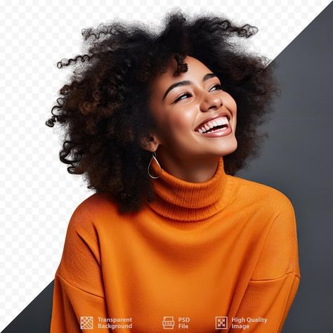 PSD a woman with a smile on her face | Premium Psd #Freepik #psd #black #white-background #advertising #laughing Beautiful Pictures Of People, Typography In Advertising, Model Laughing, Smiling Black Woman, Smiling Pictures, Background Advertising, Women Smile, Stock Photos People, Dental Images