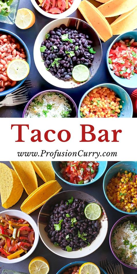 Looking to spice up your next event? Our taco bar offers a delicious and customizable menu that will have your guests coming back for more! From fresh guacamole to savory meats and toppings, our options are sure to please any palate. Make it now and bring the fiesta to your party! #tacobar #fiestafood #easyrecipe #eventplanning #mexicanfood Cabbage Slaw For Tacos, Taco Bar Ideas, Slaw For Tacos, Taco Bar Party, Taco Side Dishes, Taco Dinner, Taco Bar, Cabbage Slaw, Salad Bar